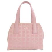 Chanel Vintage Pre-owned Nylon chanel-vskor Pink, Dam