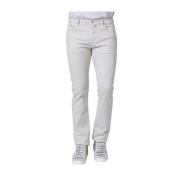 Jacob Cohën Slim Comfortable Bard Jeans i bomull White, Herr