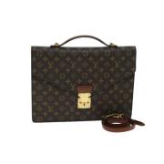 Louis Vuitton Vintage Pre-owned Canvas handvskor Brown, Dam