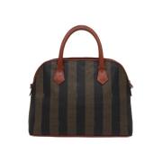 Fendi Vintage Pre-owned Canvas fendi-vskor Brown, Dam