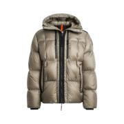 Parajumpers Kort dunjacka med huva, Powder Style Brown, Herr