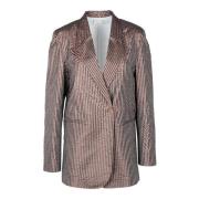 Alysi Stilig Blazer Brown, Dam