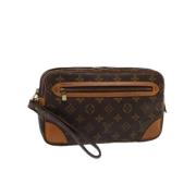 Louis Vuitton Vintage Pre-owned Canvas kuvertvskor Brown, Dam