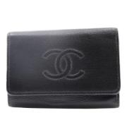 Chanel Vintage Pre-owned Laeder hem-och-kontorstillbehr Black, Dam