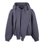 Balenciaga Stilfull Incognito Hoodie Sweaters Blue, Herr