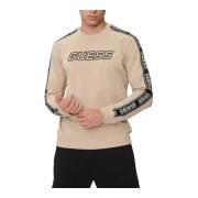 Guess Herr Logo Sweatshirt Beige, Herr