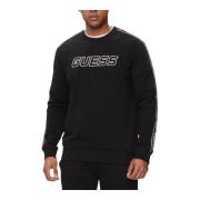 Guess Herr Logo Sweatshirt Black, Herr