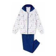 Lacoste Vit Huva Tracksuit Set White, Herr