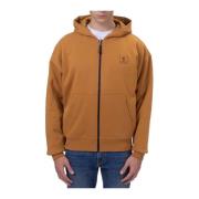 Timberland Brun Reversibel Dragkedja Hoodie Avslappnad Passform Brown,...