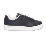 Armani Exchange Läder Sneakers med Logodetalj Blue, Herr