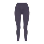 Adidas by Stella McCartney Träningsleggings med logotyp Purple, Dam