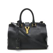 Saint Laurent Vintage Pre-owned Laeder handvskor Black, Dam