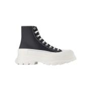 Alexander McQueen Laeder sneakers Black, Herr