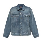 MM6 Maison Margiela Jeansjacka Blue, Dam