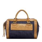 Chloé Pre-owned Pre-owned Denim handvskor Blue, Dam