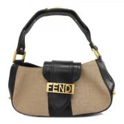 Fendi Vintage Pre-owned Laeder fendi-vskor Beige, Dam