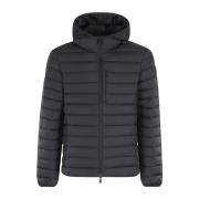 Save The Duck Hooded Jacket med Juncus-stil Black, Herr