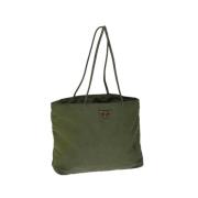 Prada Vintage Pre-owned Nylon prada-vskor Green, Dam