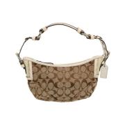 Coach Pre-owned Pre-owned Canvas axelremsvskor Beige, Dam