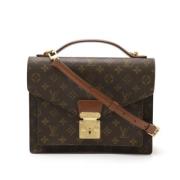 Louis Vuitton Vintage Pre-owned Canvas louis-vuitton-vskor Brown, Dam