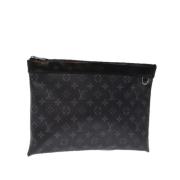 Louis Vuitton Vintage Pre-owned Canvas louis-vuitton-vskor Black, Dam