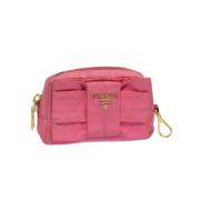 Prada Vintage Pre-owned Nylon prada-vskor Pink, Dam