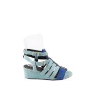 Balenciaga Vintage Pre-owned Mocka sandaler Blue, Dam