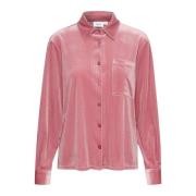 Saint Tropez Henrikasz Skjortblus Foxglove Pink, Dam