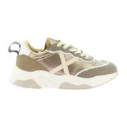 Munich Beige Wave Sneakers Beige, Dam