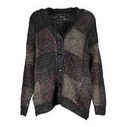 Desigual Svart Kortärmad Kofta Black, Dam