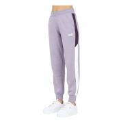 PUMA Sportiga Stickade Byxor för Kvinnor Purple, Dam