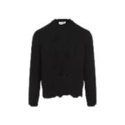 Alexander McQueen Stilren Stickad Pullover Tröja Black, Herr