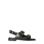 Ganni Sandals Black, Dam