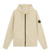 Stone Island Huvtröja i bomull med dragkedja Beige, Herr