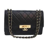 Chanel Vintage Pre-owned Laeder chanel-vskor Black, Dam