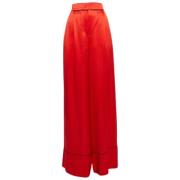 Alexander McQueen Pre-owned Pre-owned Satin nederdelar Red, Dam