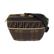 Fendi Vintage Pre-owned Canvas fendi-vskor Brown, Dam