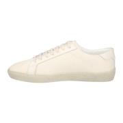 Saint Laurent Bomull sneakers White, Herr