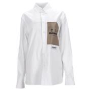 Burberry Vintage Pre-owned Bomull toppar White, Dam