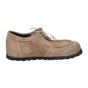 Moma Vintage Mocka Ankelboots för Kvinnor Beige, Dam