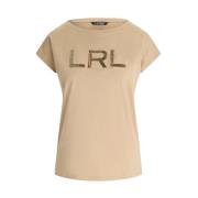 Ralph Lauren T-Shirt Beige, Dam