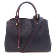 Louis Vuitton Vintage Pre-owned Tyg louis-vuitton-vskor Blue, Dam