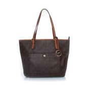 Michael Kors Pre-owned Pre-owned Tyg totevskor Brown, Dam