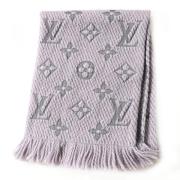 Louis Vuitton Vintage Pre-owned Ylle sjalar Gray, Dam