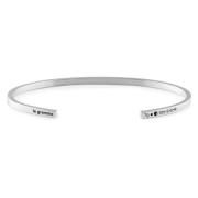 Le Gramme Bandarmband tillverkat i Frankrike Gray, Unisex