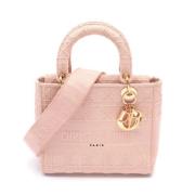 Dior Vintage Pre-owned Canvas dior-vskor Pink, Dam