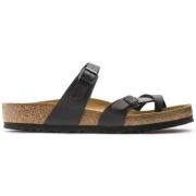 Birkenstock Svart Smal Sandal Mayari Stil Black, Herr