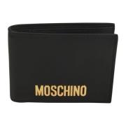 Moschino Stiliga Plånbokskollektion Black, Herr