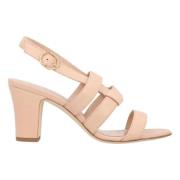 Manolo Blahnik Laeder sandaler Beige, Dam