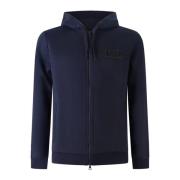 Emporio Armani EA7 Stilren Sweatshirt för Män Blue, Herr